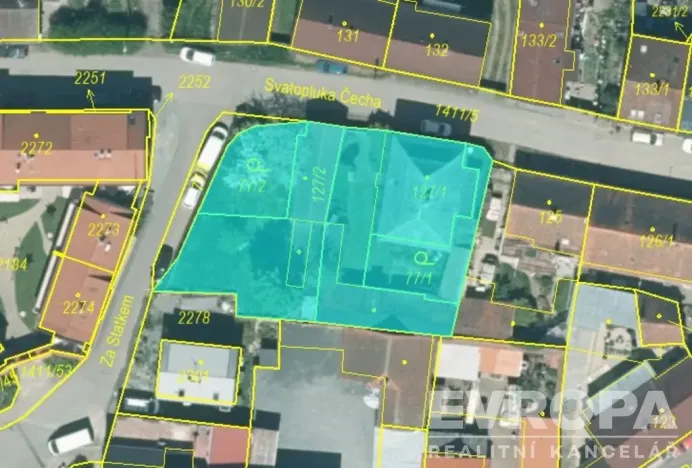 Prodej rodinného domu, Starý Plzenec, Svatopluka Čecha, 460 m2