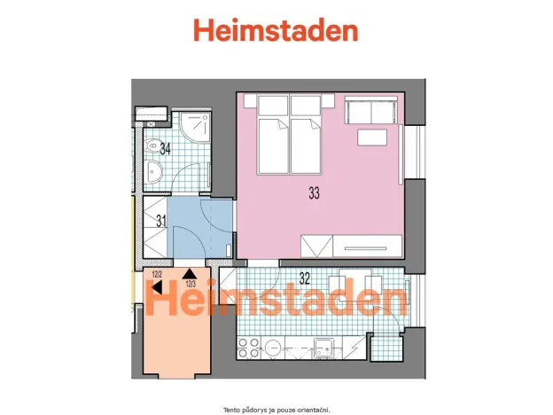 Pronájem bytu 1+1, Karviná - Nové Město, Gustawa Morcinka, 28 m2