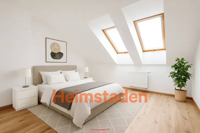 Pronájem bytu 2+kk, Ostrava - Poruba, náměstí Boženy Němcové, 52 m2