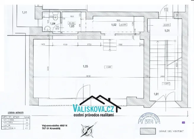Pronájem obchodního prostoru, Kroměříž, 49 m2