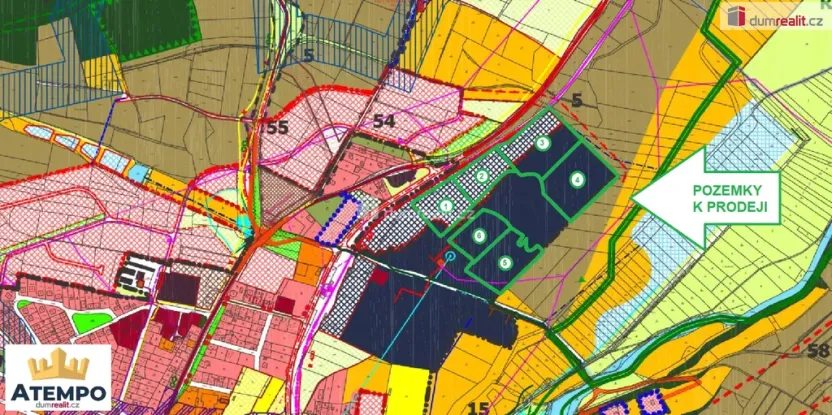 Prodej komerčního pozemku, Bavorov, Tírenská, 7331 m2