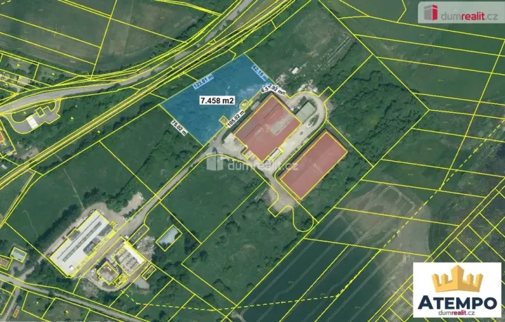 Prodej komerčního pozemku, Bavorov, Tírenská, 7331 m2