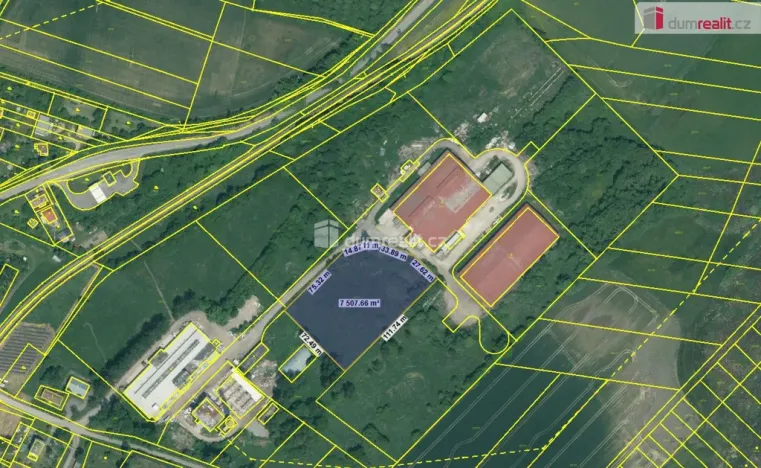 Prodej komerčního pozemku, Bavorov, Tírenská, 7331 m2