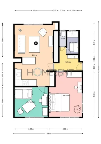 Prodej bytu 3+kk, Mladá Boleslav - Mladá Boleslav IV, Luční, 68 m2