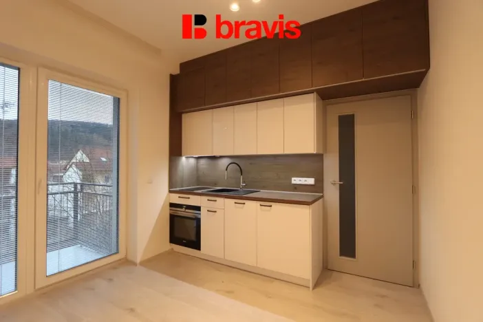 Pronájem bytu 2+kk, Kuřim, Tyršova, 45 m2