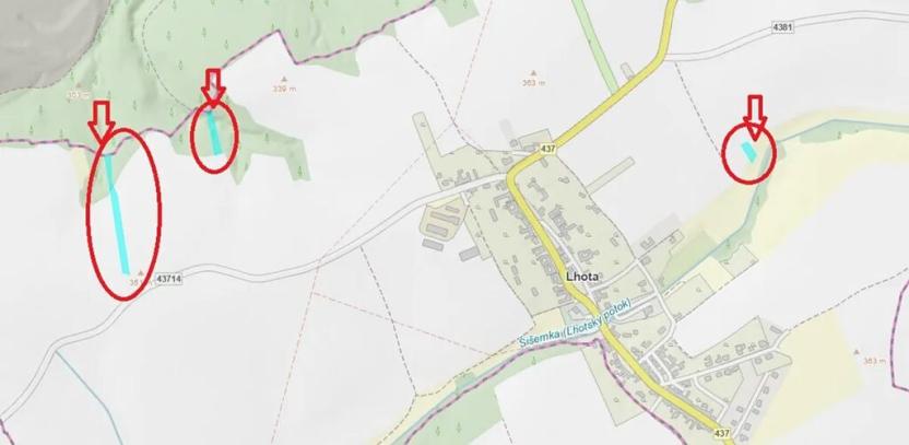 Prodej lesa, Lhota, 6286 m2