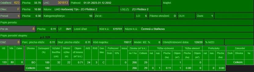 Prodej lesa, Čermná, 9742 m2