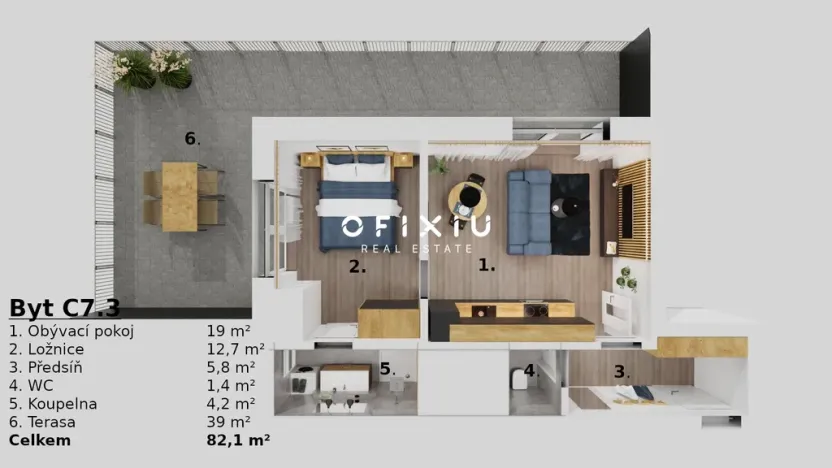 Prodej bytu 2+kk, Praha - Hloubětín, Za černým mostem, 40 m2