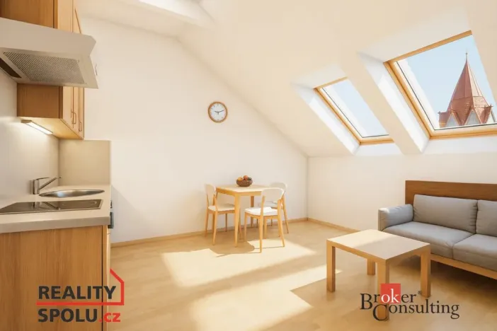 Prodej bytu 1+kk, Brno - Zábrdovice, Körnerova, 22 m2