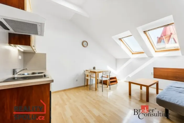 Prodej bytu 1+kk, Brno - Zábrdovice, Körnerova, 22 m2