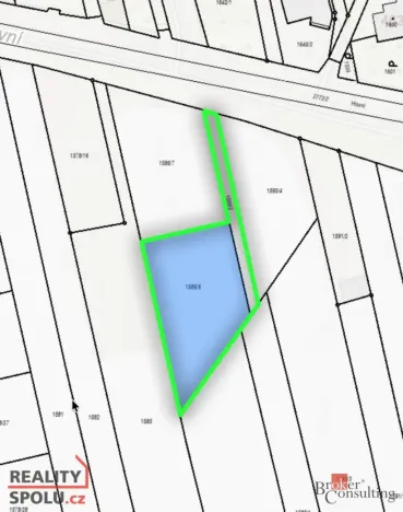 Prodej pozemku pro bydlení, Opava, 1364 m2