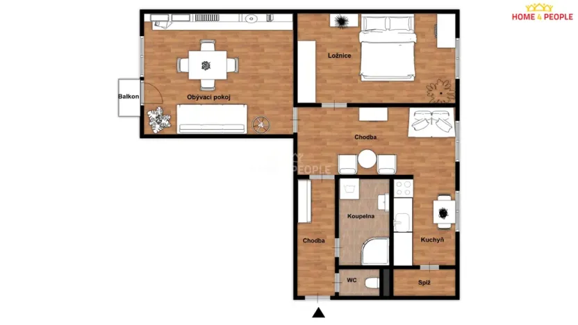 Prodej bytu 3+kk, Golčův Jeníkov, Komenského, 62 m2