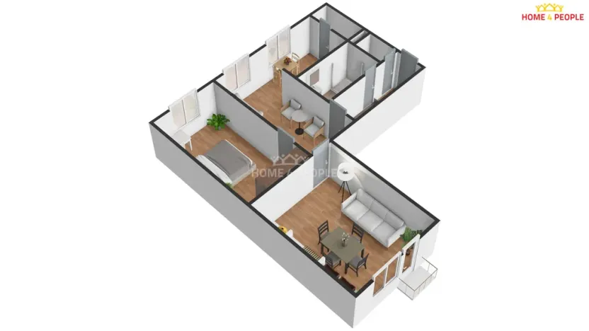 Prodej bytu 3+kk, Golčův Jeníkov, Komenského, 62 m2