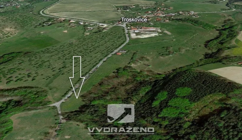 Prodej pole, Troskovice, 1058 m2