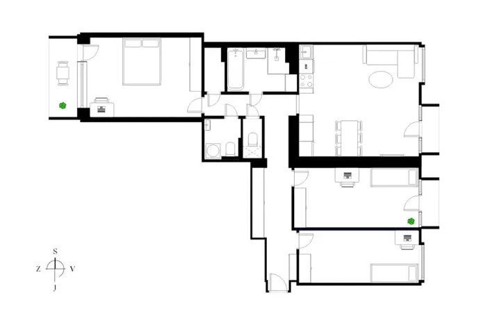 Prodej bytu 4+kk, Praha - Žižkov, Křivá, 100 m2
