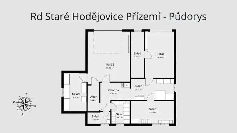 Prodej rodinného domu, Staré Hodějovice, Na Vyhlídce, 181 m2