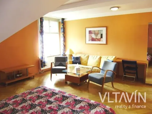 Pronájem bytu 1+kk, Praha - Vinohrady, Slezská, 45 m2