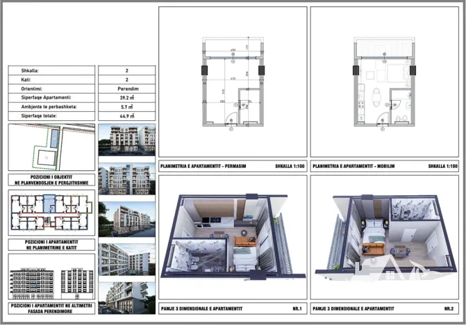 Prodej bytu 2+kk, Golem, Albánie, 44 m2