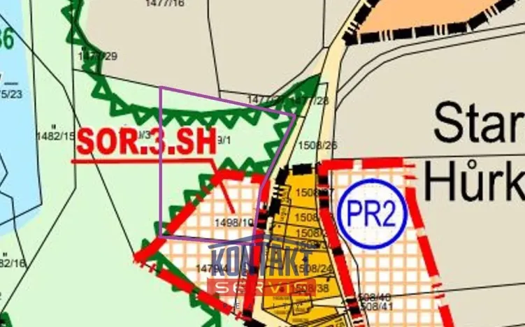 Prodej komerčního pozemku, Horní Planá - Hůrka, 3355 m2