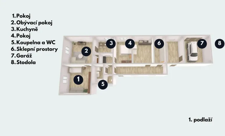Prodej rodinného domu, Budíkov, 124 m2