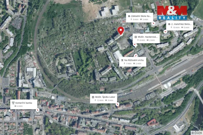 Pronájem bytu 1+1, Karlovy Vary - Rybáře, Klínovecká, 39 m2