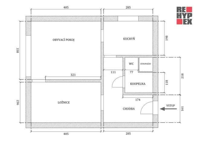 Prodej bytu 1+1, Liberec - Liberec VI-Rochlice, Soukenická, 40 m2