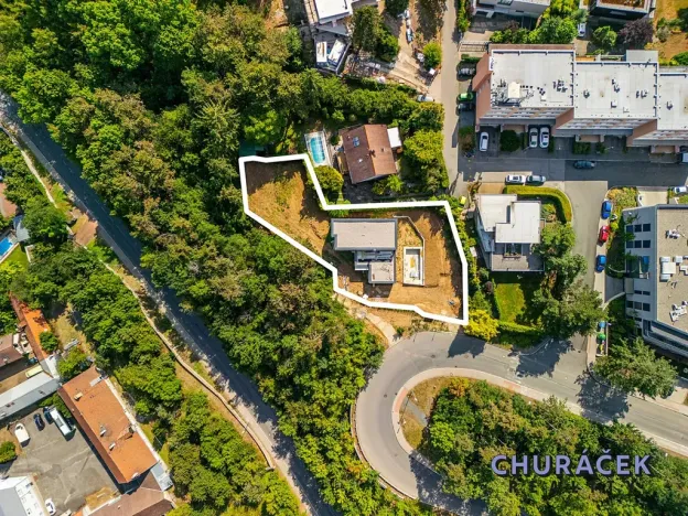 Prodej pozemku pro bydlení, Praha - Velká Chuchle, Na hvězdárně, 1262 m2