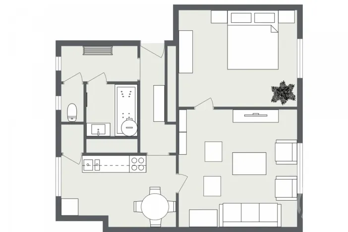 Pronájem bytu 2+1, Ostrava - Slezská Ostrava, Heřmanická, 59 m2