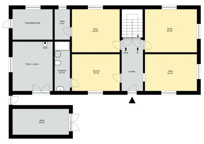 Prodej rodinného domu, Kutná Hora, 128 m2