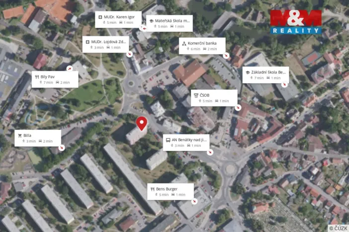 Prodej bytu 3+1, Benátky nad Jizerou - Benátky nad Jizerou II, Na Burse, 69 m2