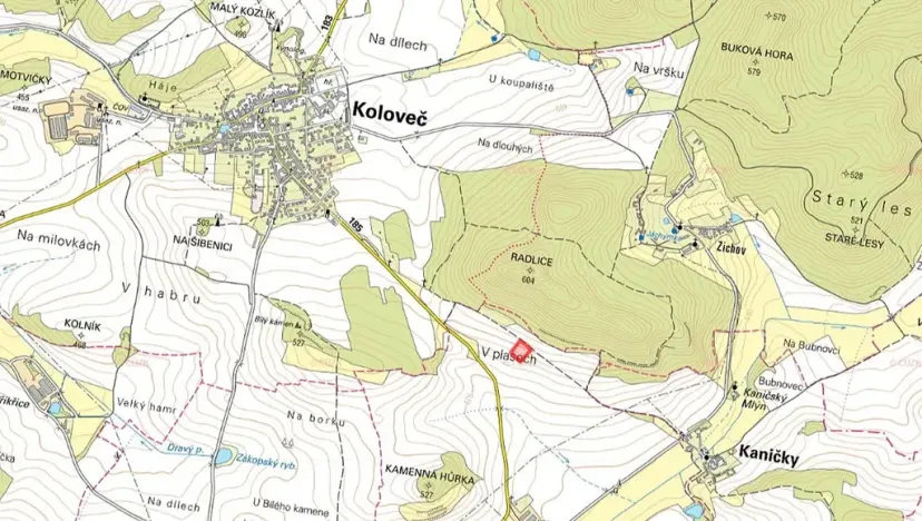 Prodej pole, Chocomyšl, 6221 m2