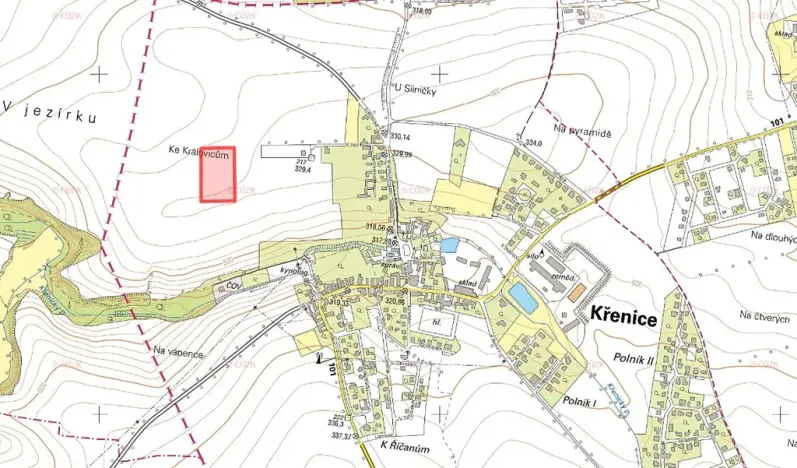 Prodej pole, Křenice, 15491 m2