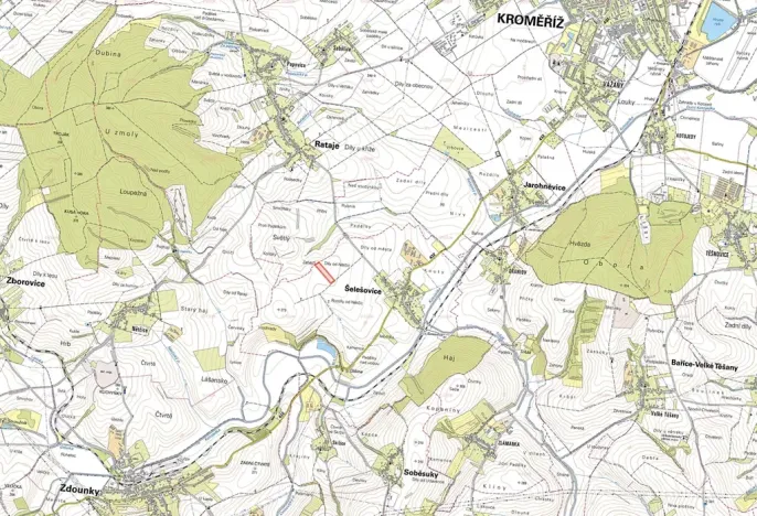 Prodej podílu pole, Šelešovice, 4997 m2
