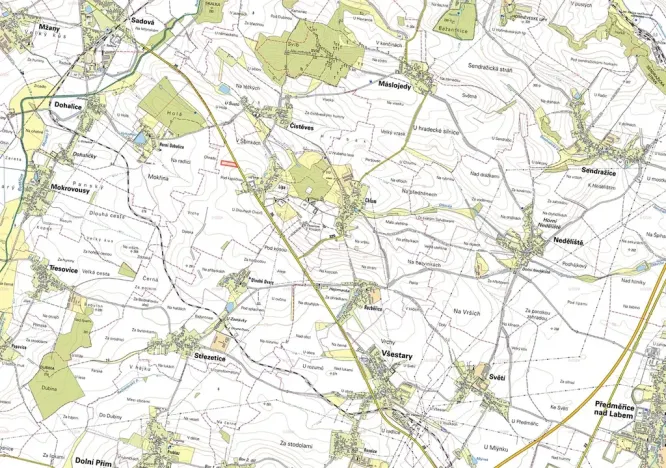 Prodej podílu pole, Všestary, 4041 m2