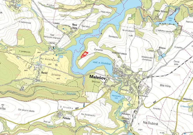 Prodej pole, Malešov, 22680 m2