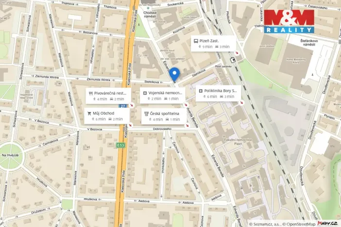 Pronájem garáže, Plzeň - Jižní Předměstí, Stehlíkova, 12 m2