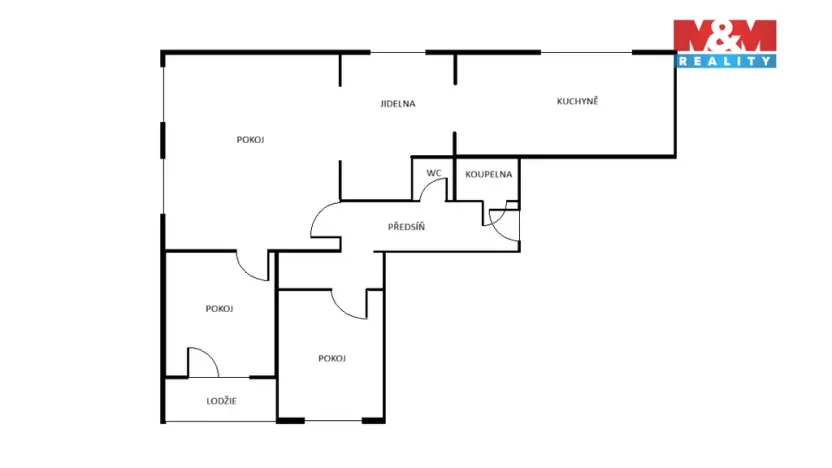 Prodej bytu 4+1, Ostrava - Zábřeh, V Zálomu, 76 m2