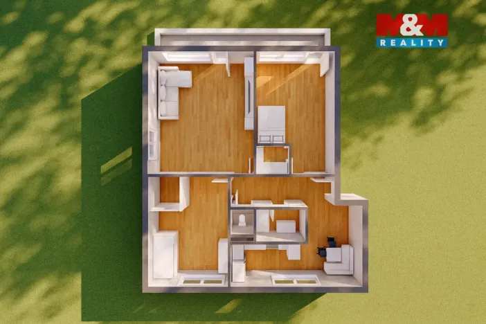 Prodej bytu 3+1, Praha - Klánovice, Medinská, 81 m2