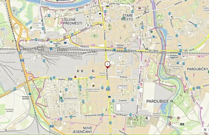 Pronájem obchodního prostoru, Pardubice - Zelené Předměstí, Jana Palacha, 31 m2