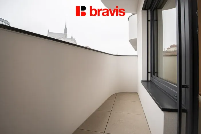 Pronájem bytu 2+kk, Brno - Staré Brno, Ghegova, 62 m2