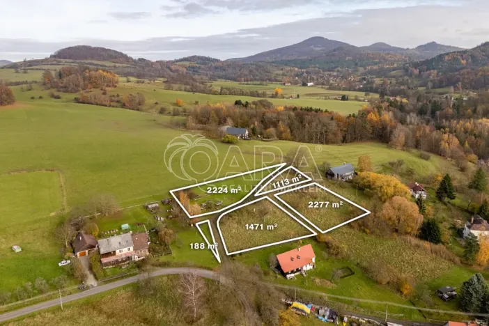 Prodej louky, Česká Kamenice, 2224 m2