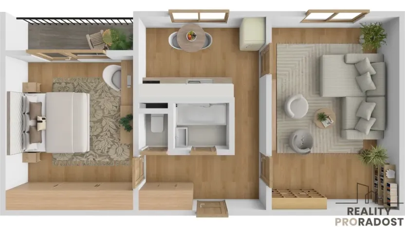 Pronájem bytu 2+1, Ostrava - Poruba, Oty Synka, 50 m2