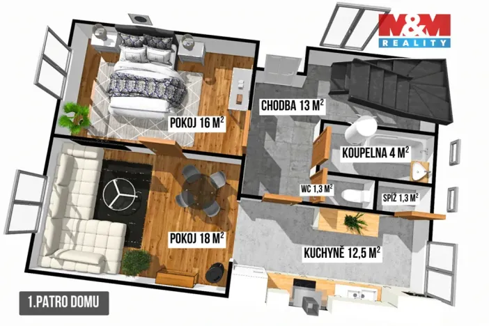 Prodej rodinného domu, Kolín - Kolín V, U Borků, 126 m2