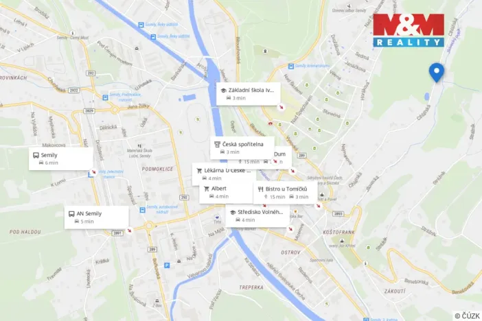 Prodej rodinného domu, Semily, Cihlářská, 120 m2