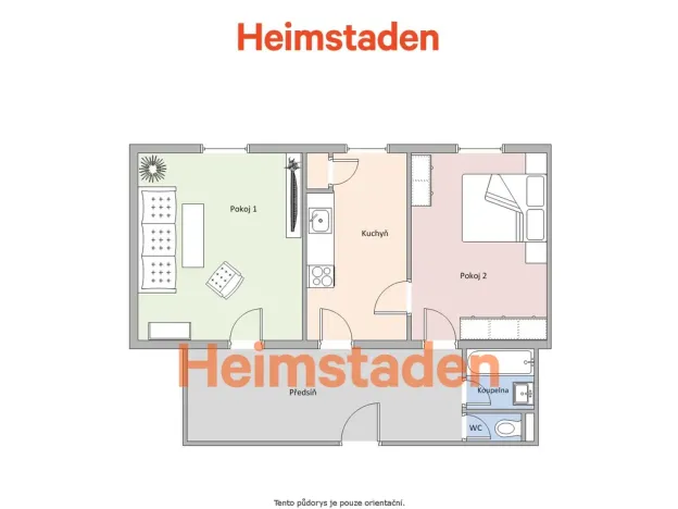 Pronájem bytu 2+1, Havířov - Město, Hlavní třída, 59 m2
