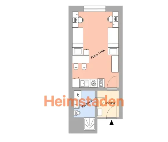 Pronájem bytu 1+kk, Plzeň - Jižní Předměstí, Magisterská, 28 m2