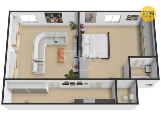 Prodej bytu 2+kk, Přerov, nám. Svobody, 45 m2