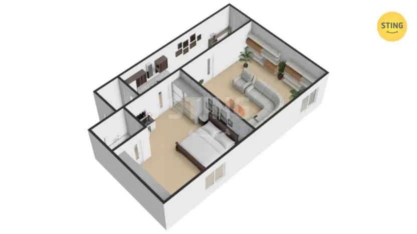 Prodej bytu 2+kk, Přerov, nám. Svobody, 45 m2