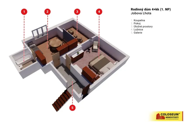 Prodej zemědělské usedlosti, Kněževes - Jobova Lhota, 175 m2