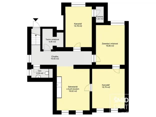 Prodej kanceláře, Kolín, Raisova, 94 m2